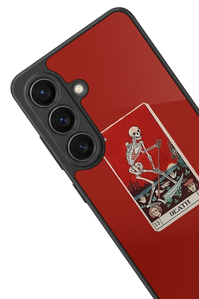 Samsung Galaxy S26 Uyumlu Kirmizi Tasarımlı Glossy Premium Kılıf