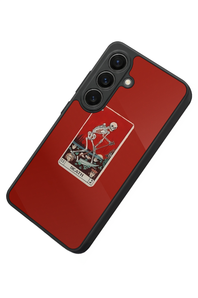Samsung Galaxy S26 Uyumlu Kirmizi Tasarımlı Glossy Premium Kılıf