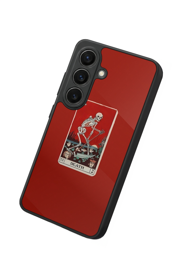 Samsung Galaxy S26 Uyumlu Kirmizi Tasarımlı Glossy Premium Kılıf
