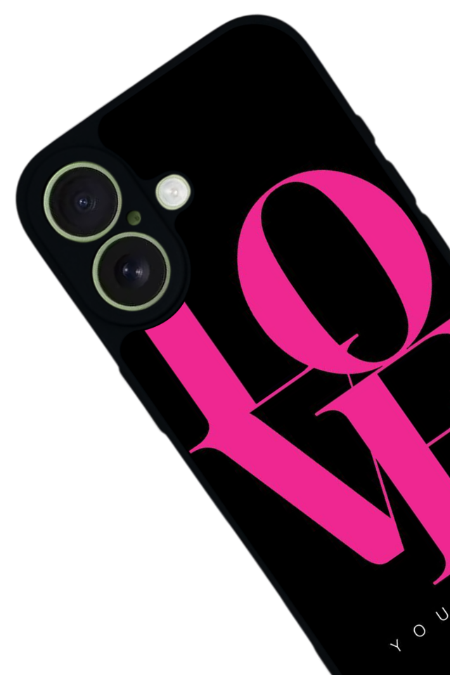 iPhone 17 Uyumlu Love Tasarımlı Glossy Premium Kılıf