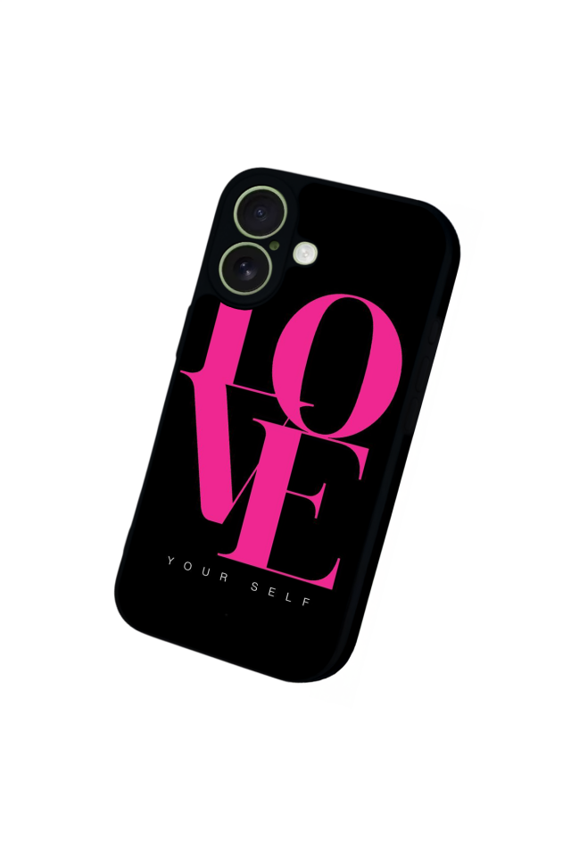 iPhone 17 Uyumlu Love Tasarımlı Glossy Premium Kılıf