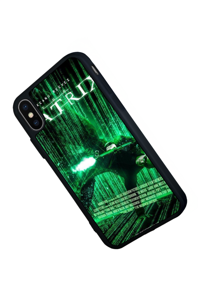 iPhone X/ XS Uyumlu MatriiPhone X/ XS Tasarımlı Glossy Premium Kılıf