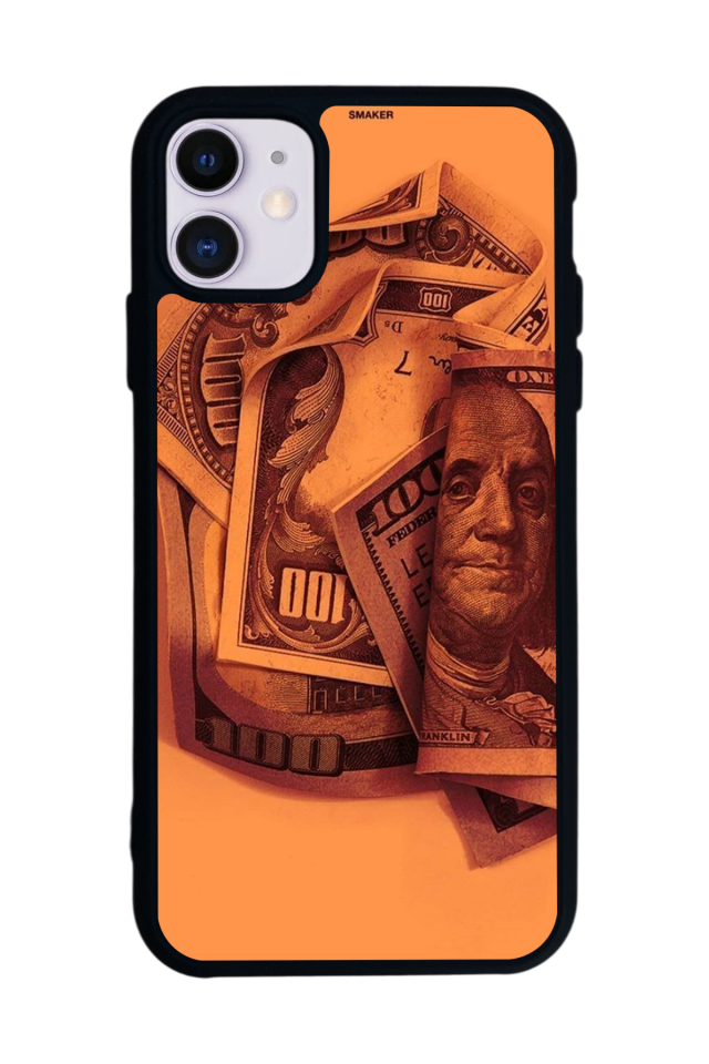 iPhone 11 Uyumlu Money Para Tasarımlı Glossy Premium Kılıf