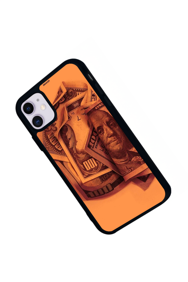 iPhone 11 Uyumlu Money Para Tasarımlı Glossy Premium Kılıf