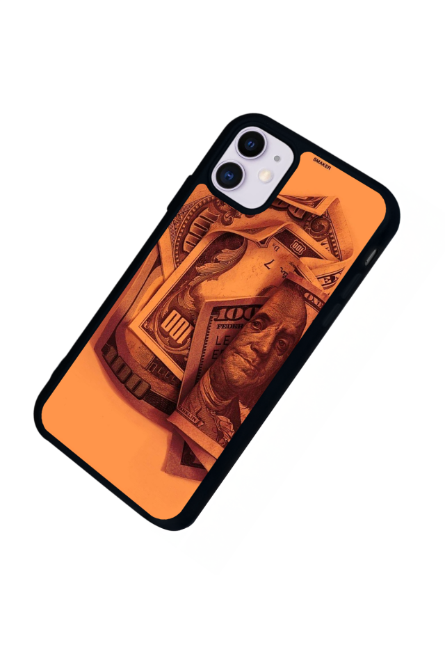 iPhone 11 Uyumlu Money Para Tasarımlı Glossy Premium Kılıf