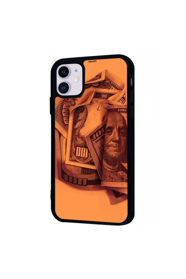 iPhone 11 Uyumlu Money Para Tasarımlı Glossy Premium Kılıf