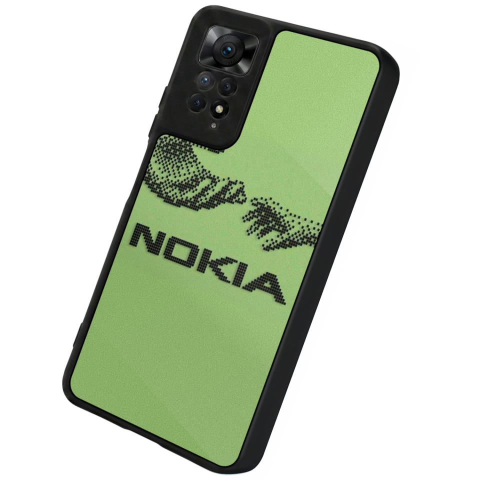 Xiaomi Redmi Note 12 Pro Uyumlu Nokia Tasarımlı Glossy Premium Kılıf