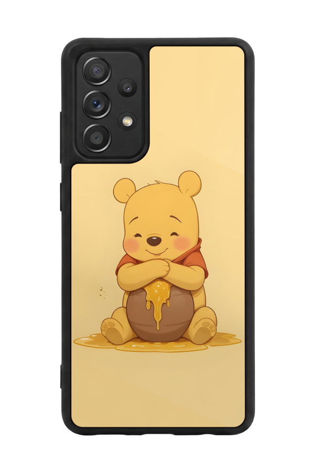 Samsung Galaxy A72 Uyumlu Winnie Tasarımlı Glossy Premium Kılıf