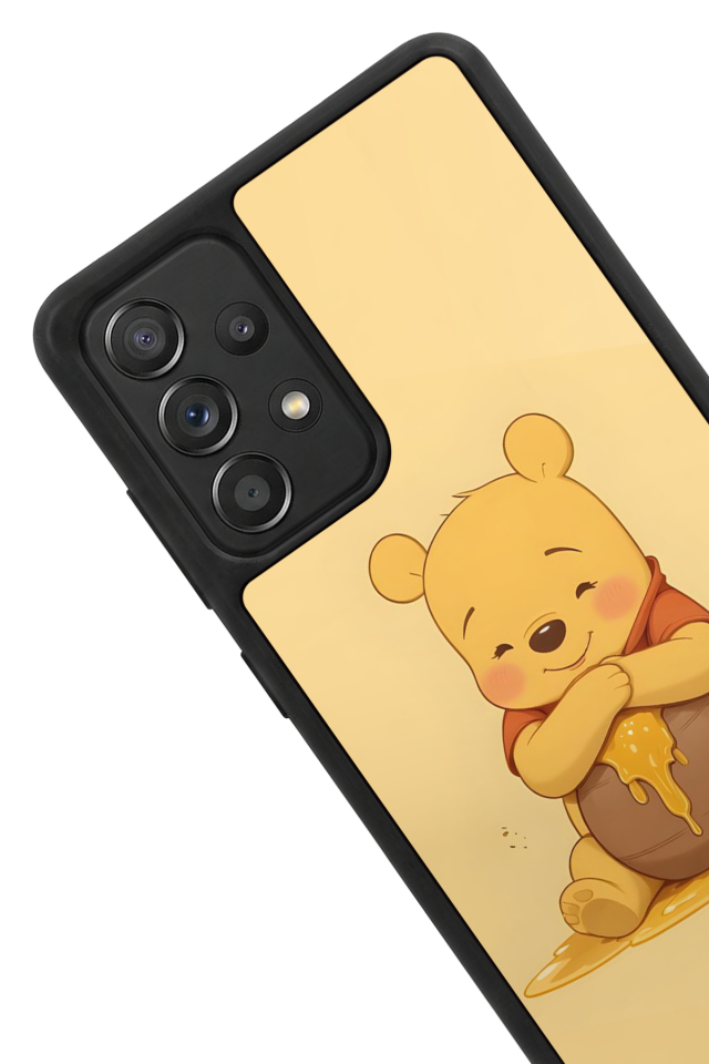 Samsung Galaxy A72 Uyumlu Winnie Tasarımlı Glossy Premium Kılıf