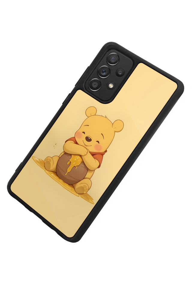 Samsung Galaxy A72 Uyumlu Winnie Tasarımlı Glossy Premium Kılıf