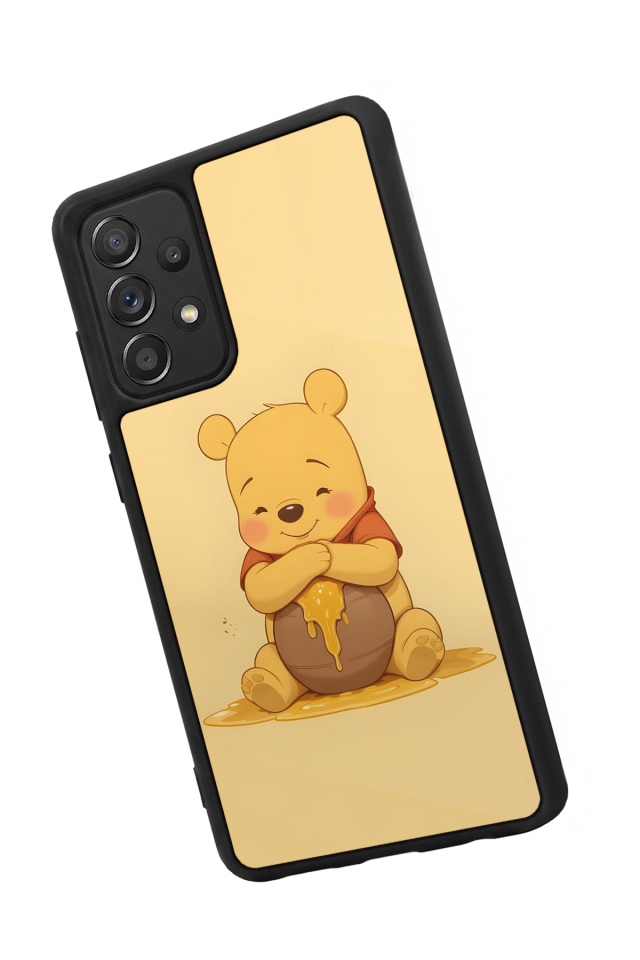 Samsung Galaxy A72 Uyumlu Winnie Tasarımlı Glossy Premium Kılıf
