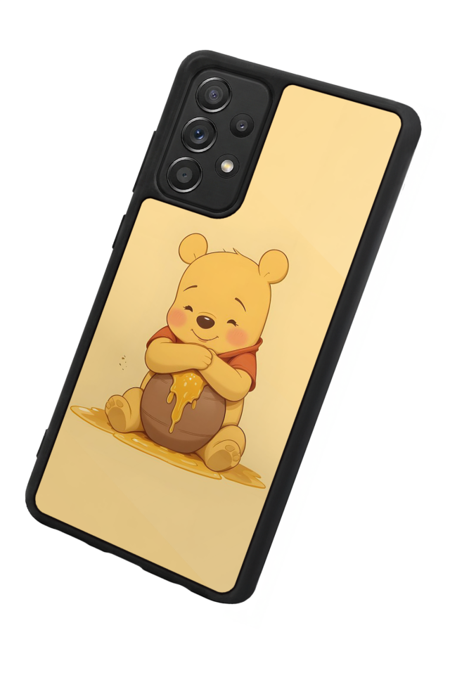Samsung Galaxy A72 Uyumlu Winnie Tasarımlı Glossy Premium Kılıf