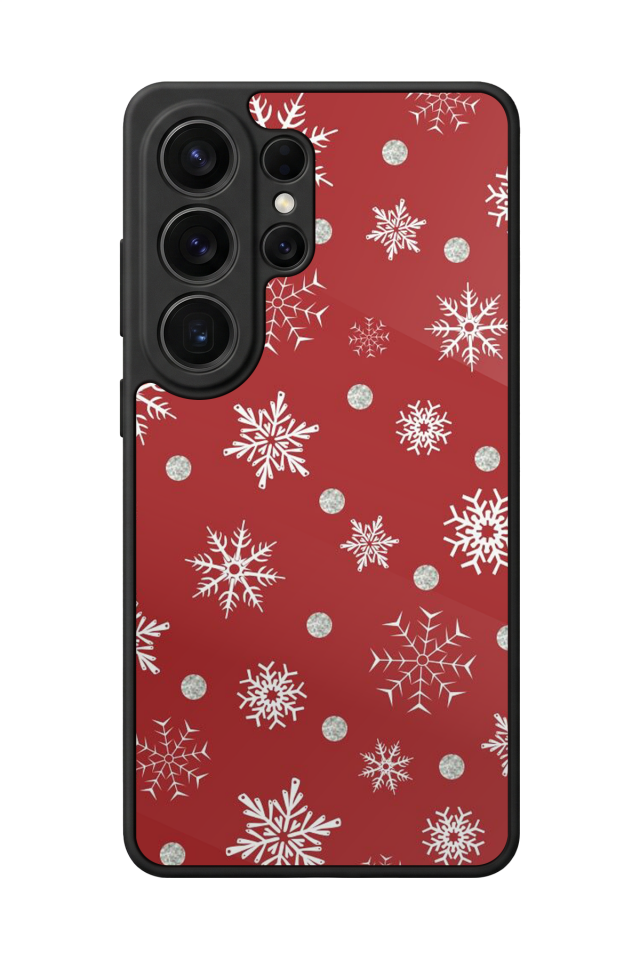Samsung Galaxy S26 Ultra Uyumlu Yilbasi Christmas Tasarımlı Glossy Premium Kılıf