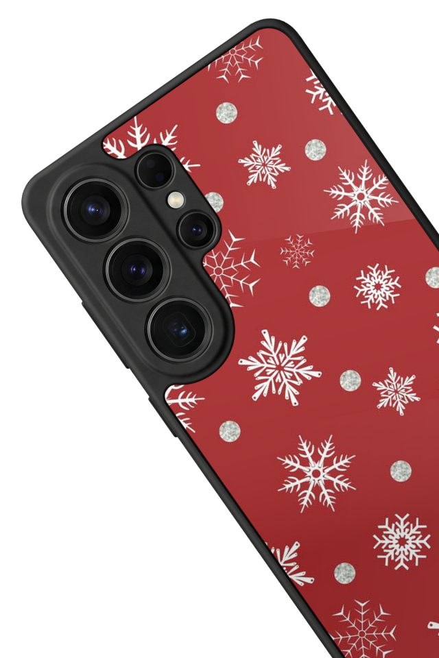 Samsung Galaxy S26 Ultra Uyumlu Yilbasi Christmas Tasarımlı Glossy Premium Kılıf