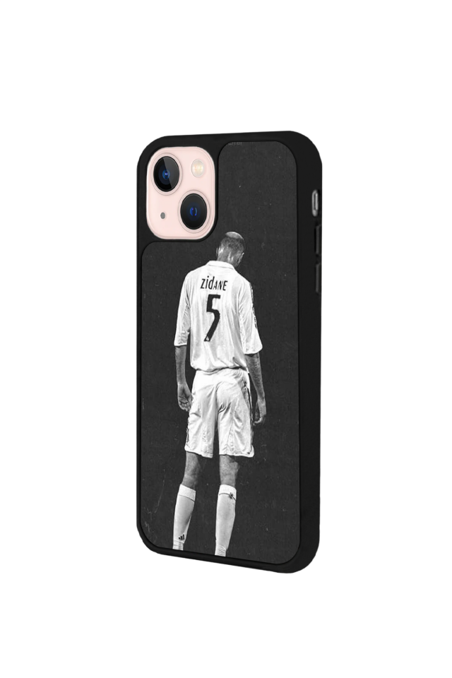 iPhone 15 Plus Uyumlu Zidane Tasarımlı Glossy Premium Kılıf