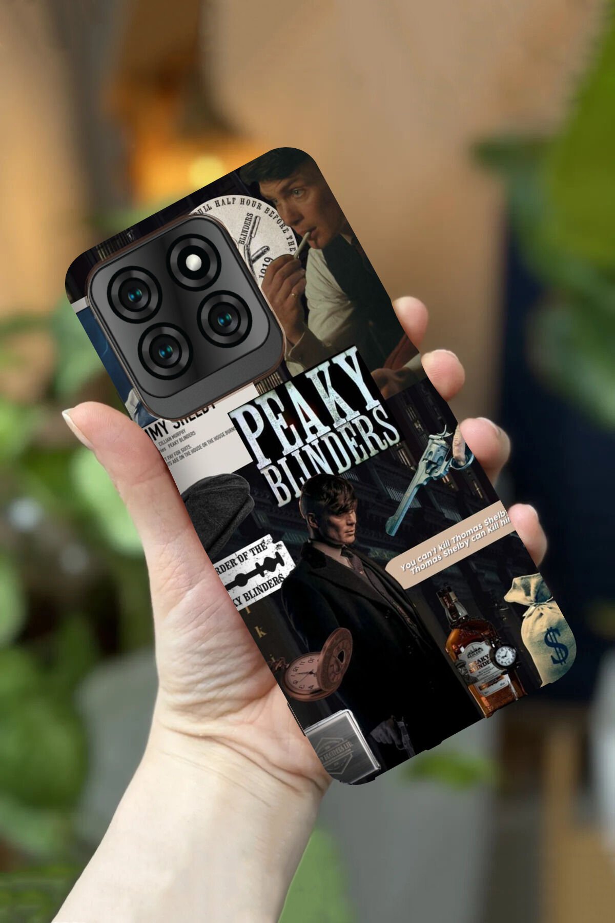 Reeder S71 Uyumlu Kamera Korumalı Peaky Blinders Desenli HD Baskılı Silikon Kılıf