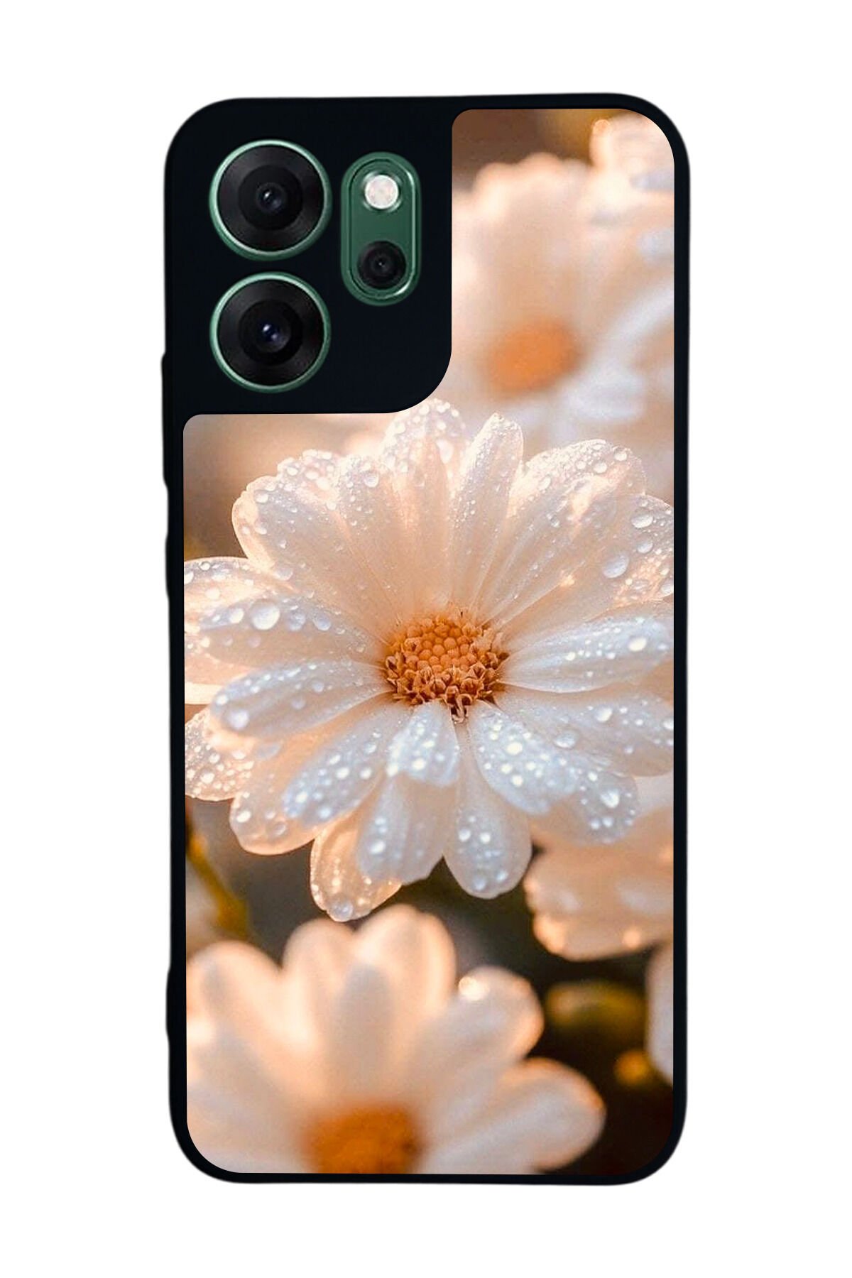 Oppo Reno 14F Uyumlu Cicek Tasarımlı Glossy Premium Kılıf