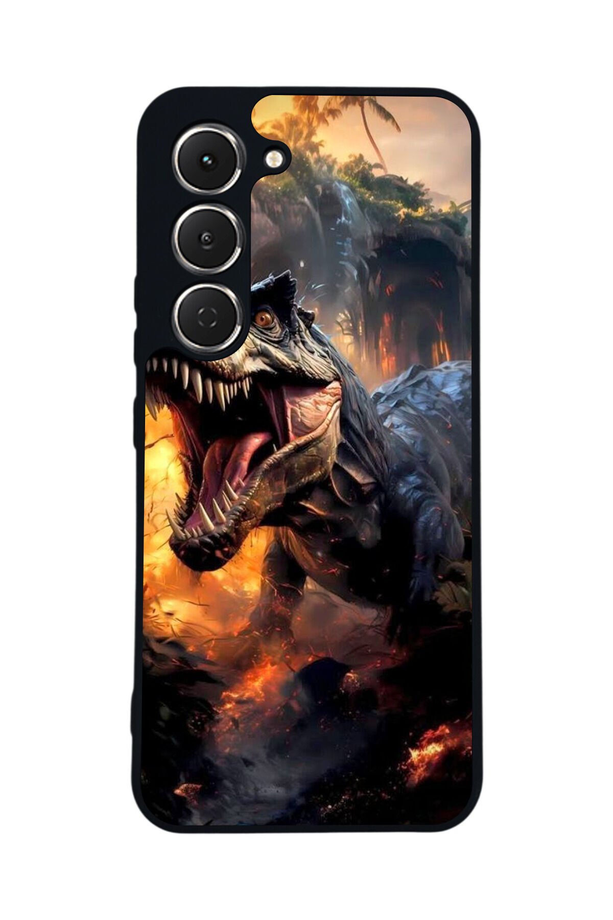 Tecno Spark 40 Pro Uyumlu T-Rex Tecno Spark 40 Pro Tasarımlı Glossy Premium Kılıf