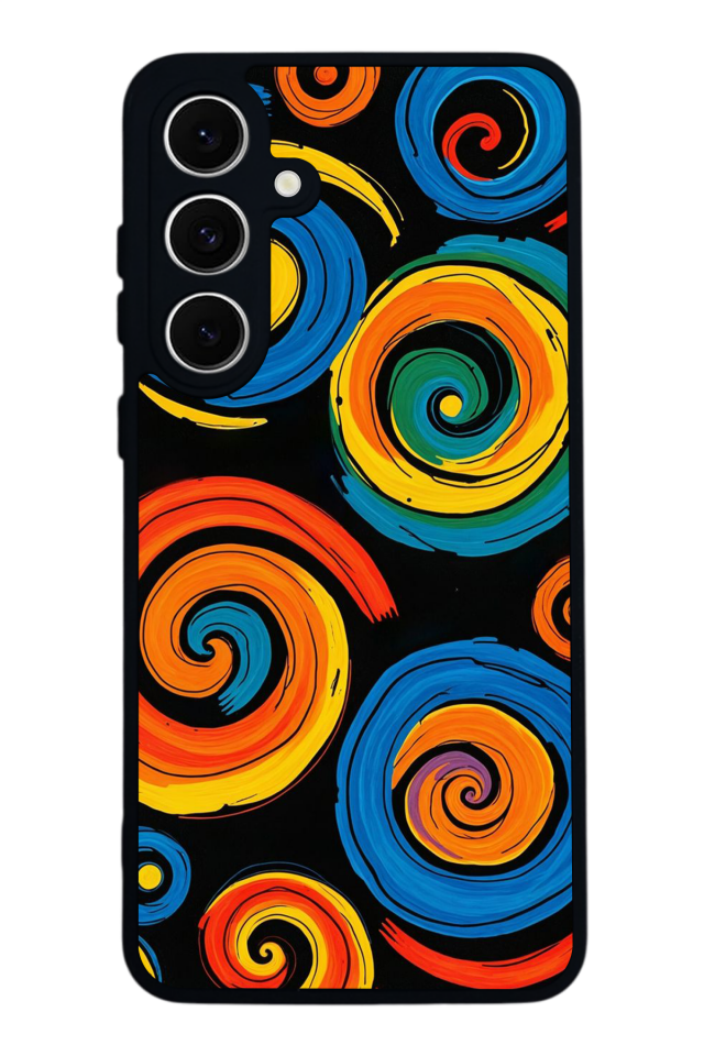 Samsung Galaxy A16 Uyumlu Abstract Tasarımlı Glossy Premium Kılıf