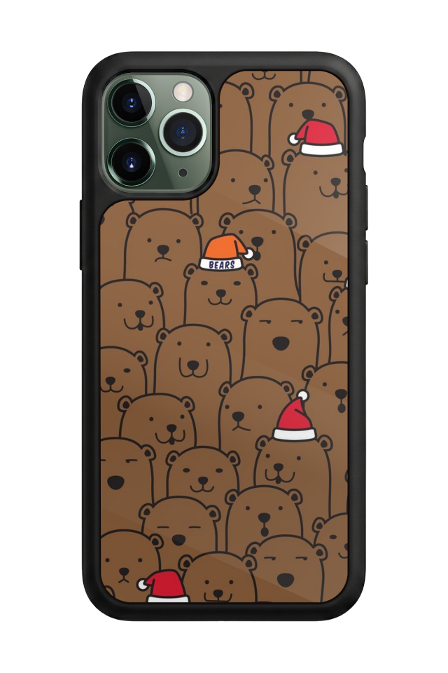 iPhone 11 Pro Uyumlu Ayı Tasarımlı Glossy Premium Kılıf