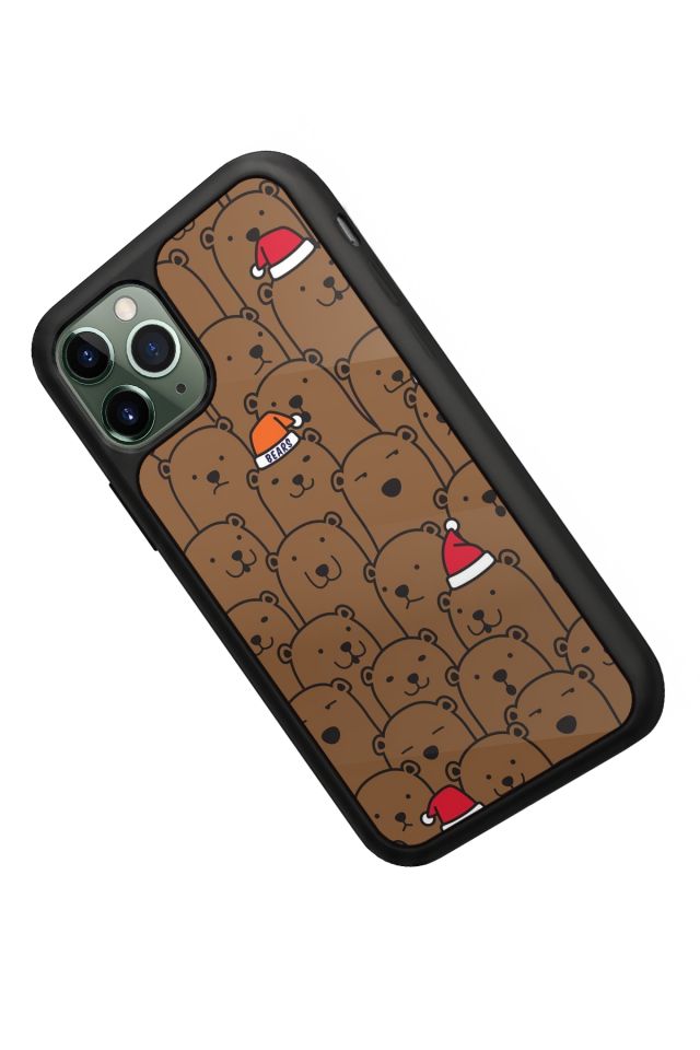 iPhone 11 Pro Uyumlu Ayı Tasarımlı Glossy Premium Kılıf