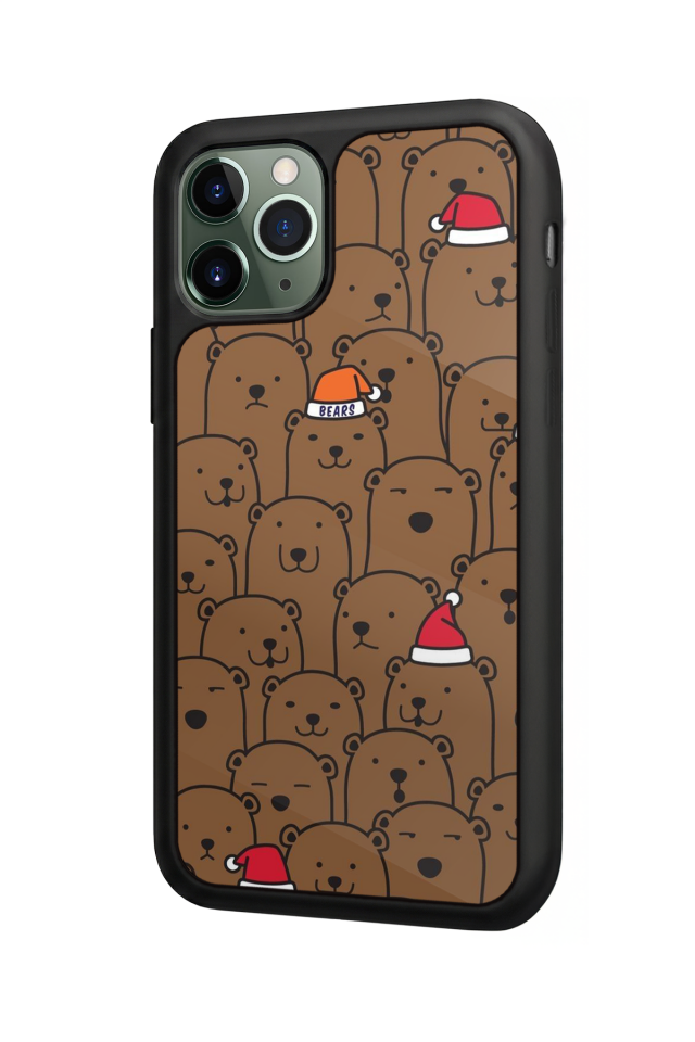 iPhone 11 Pro Uyumlu Ayı Tasarımlı Glossy Premium Kılıf