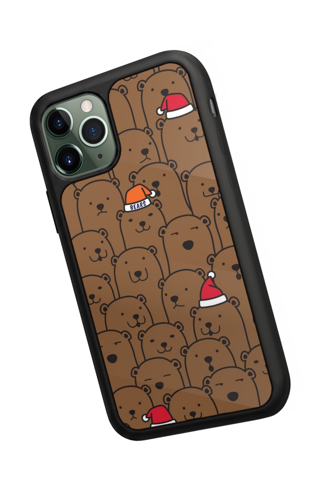 iPhone 11 Pro Uyumlu Ayı Tasarımlı Glossy Premium Kılıf