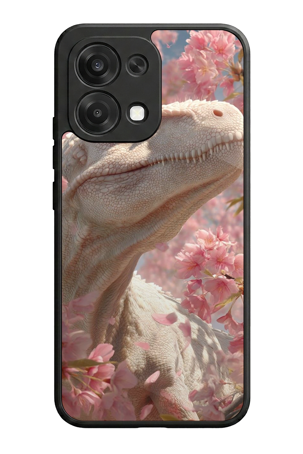 Oppo A6 Pro Uyumlu Dinazor Tasarımlı Glossy Premium Kılıf