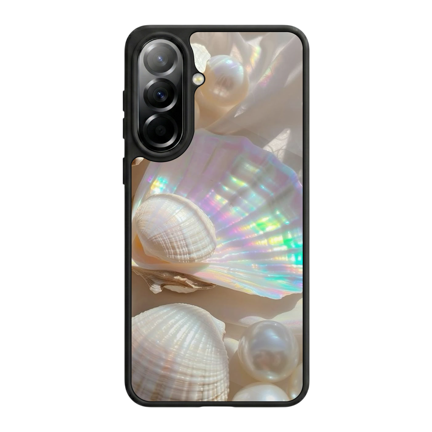 Samsung Galaxy A57 Uyumlu  İnci Tasarımlı Glossy Premium Kılıf