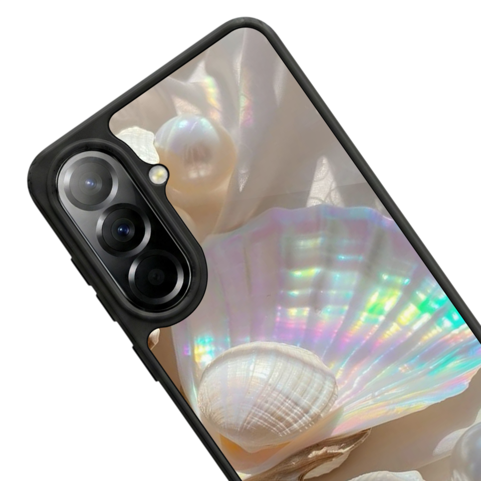 Samsung Galaxy A57 Uyumlu  İnci Tasarımlı Glossy Premium Kılıf
