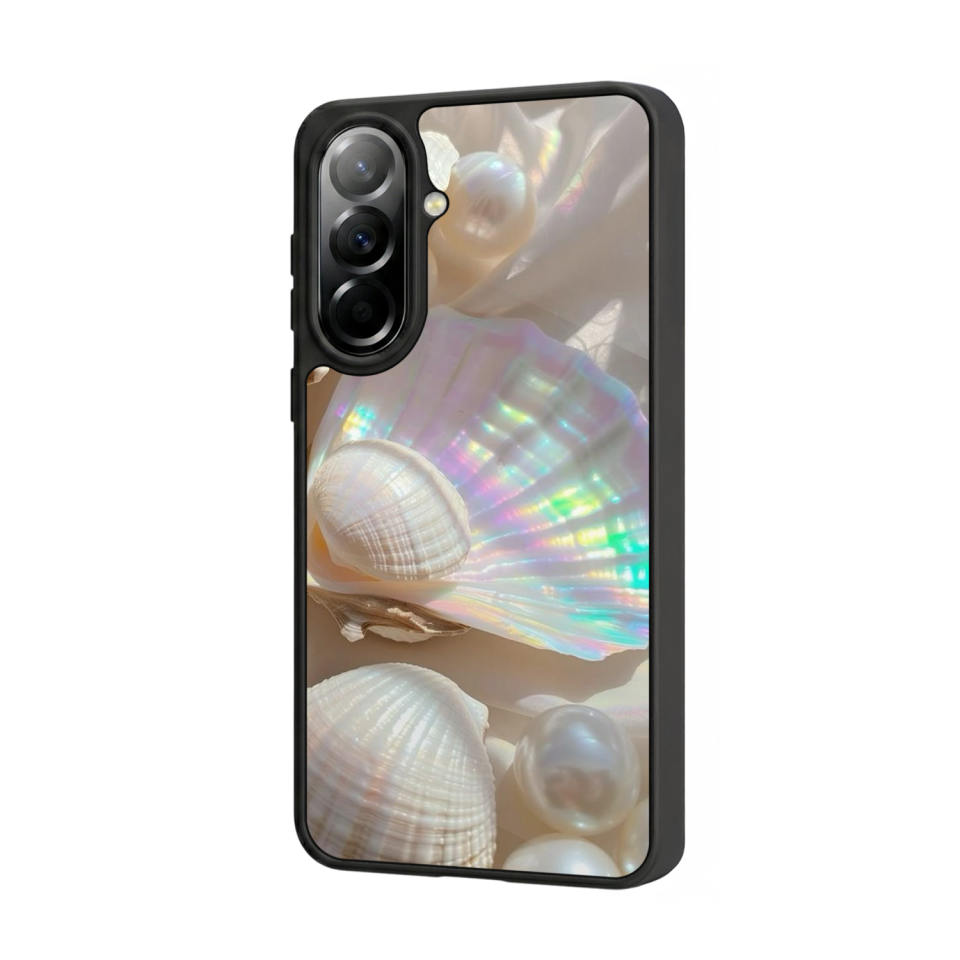 Samsung Galaxy A57 Uyumlu  İnci Tasarımlı Glossy Premium Kılıf