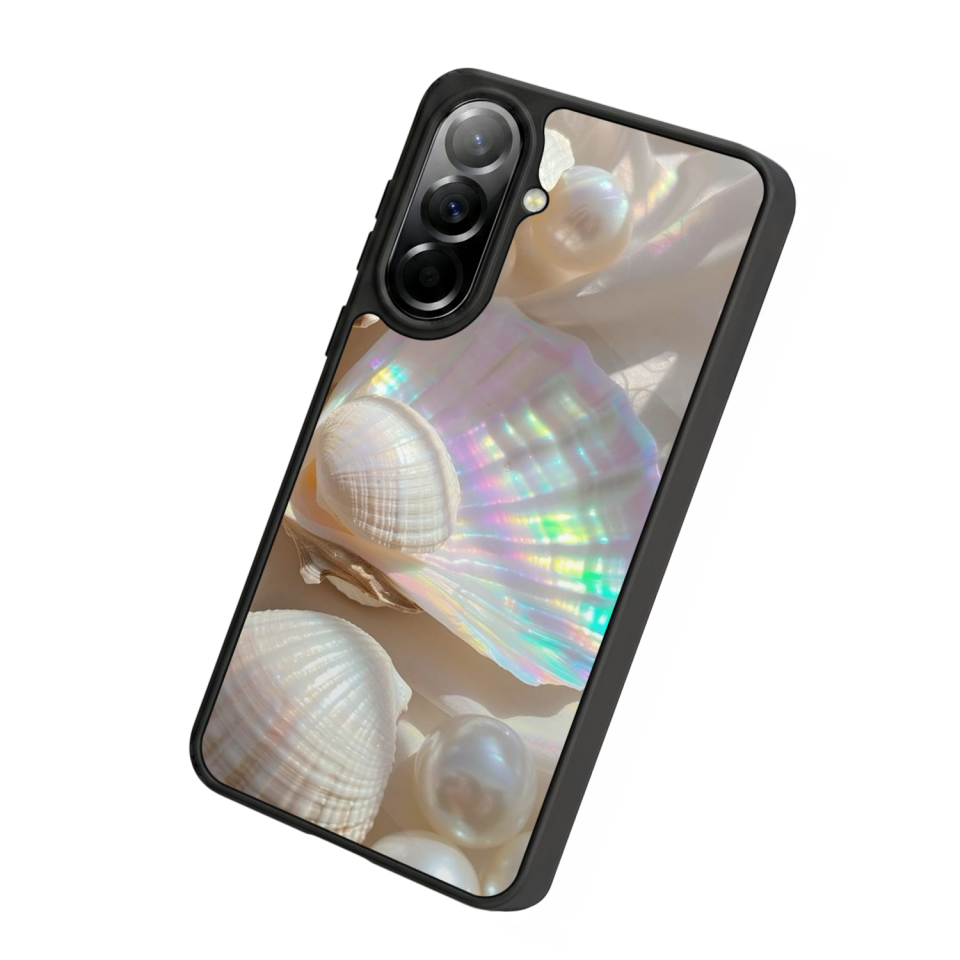 Samsung Galaxy A57 Uyumlu  İnci Tasarımlı Glossy Premium Kılıf