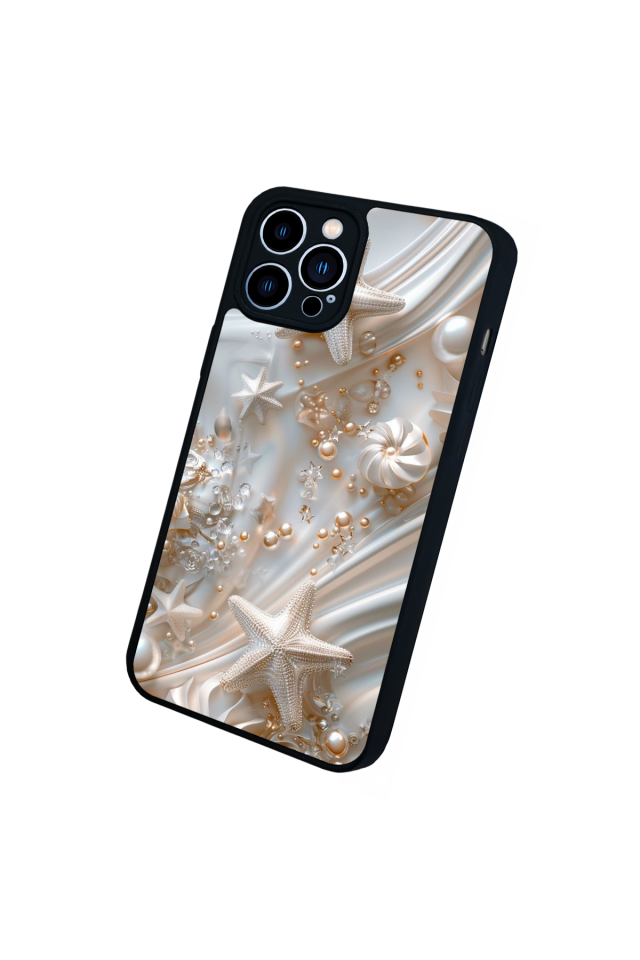 iPhone 12 Pro Max Uyumlu  İnci Tasarımlı Glossy Premium Kılıf