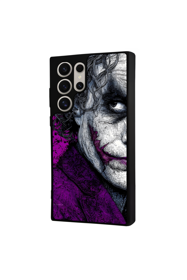 Samsung Galaxy S22 Ultra Uyumlu Joker Tasarımlı Glossy Premium Kılıf