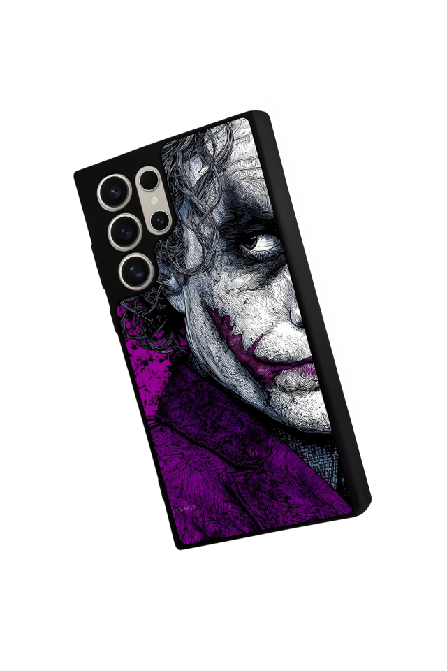 Samsung Galaxy S22 Ultra Uyumlu Joker Tasarımlı Glossy Premium Kılıf