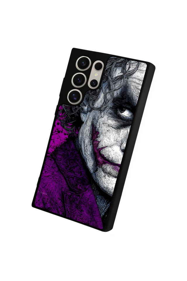 Samsung Galaxy S22 Ultra Uyumlu Joker Tasarımlı Glossy Premium Kılıf