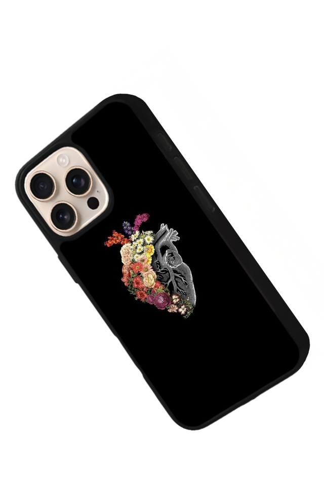 iPhone 14 Pro Max Uyumlu Kalp Love Tasarımlı Glossy Premium Kılıf