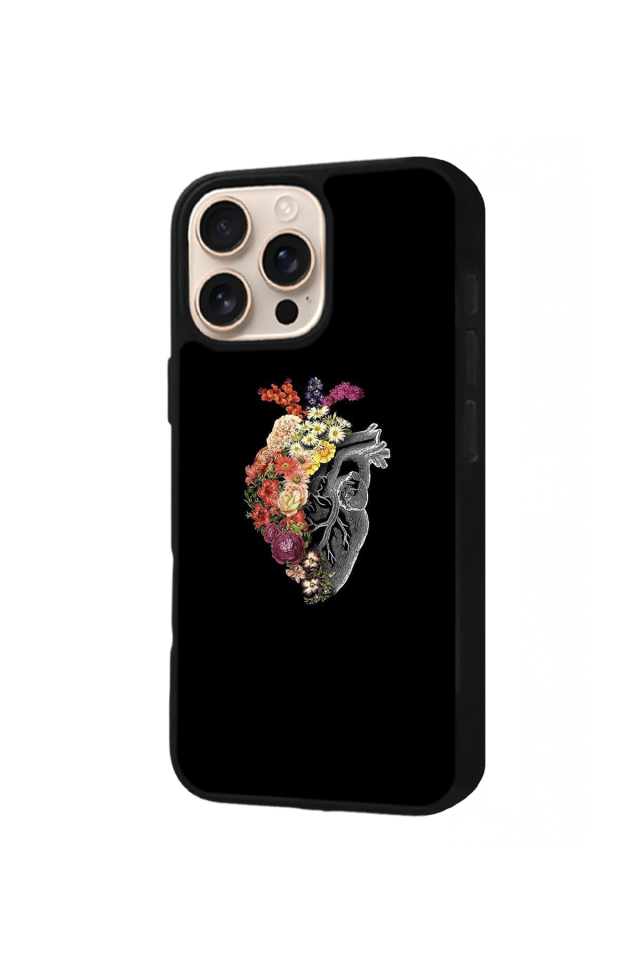iPhone 14 Pro Max Uyumlu Kalp Love Tasarımlı Glossy Premium Kılıf