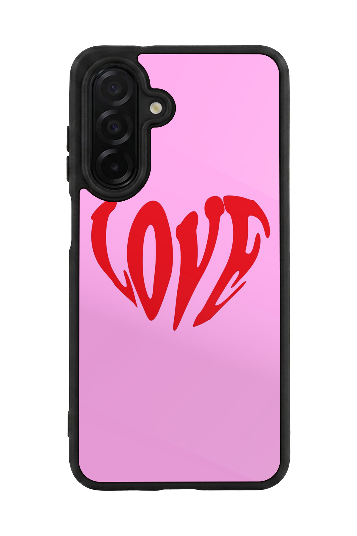 Samsung Galaxy A36 Uyumlu Kalp Love Tasarımlı Glossy Premium Kılıf