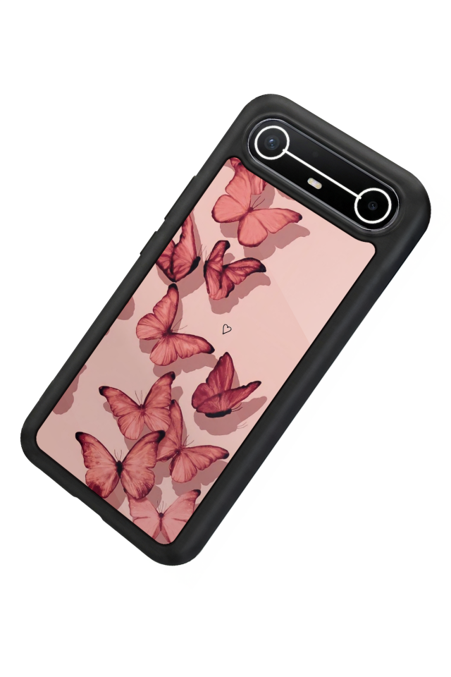 Tecno Spark Slim 5G Uyumlu Kelebek Tasarımlı Glossy Premium Kılıf