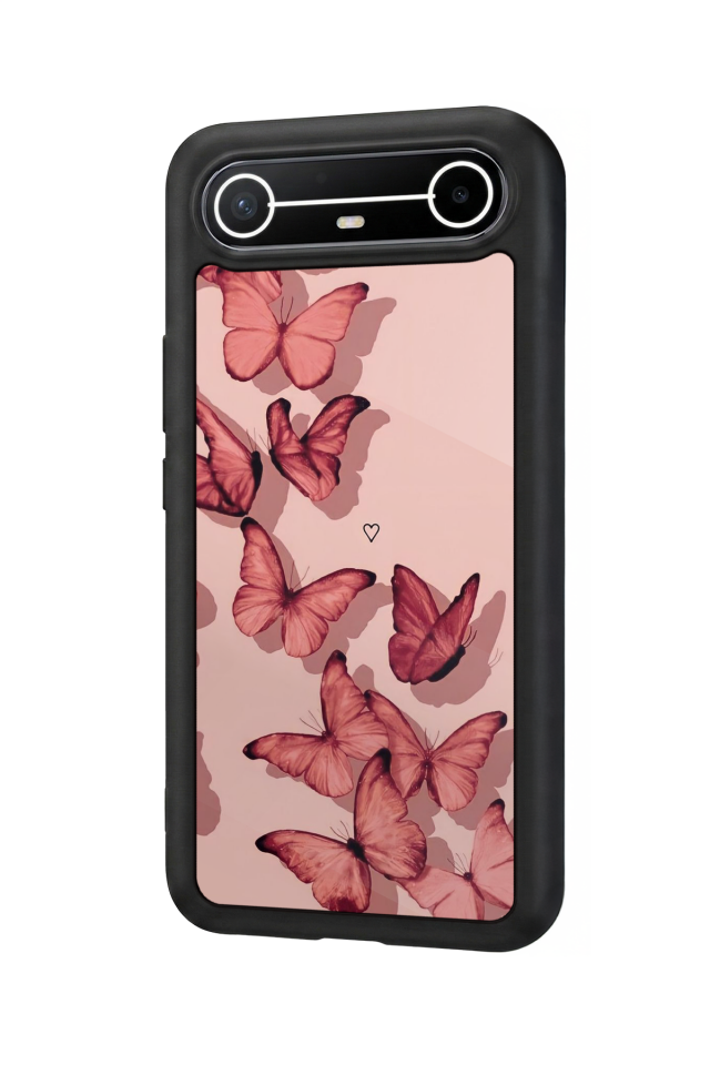 Tecno Spark Slim 5G Uyumlu Kelebek Tasarımlı Glossy Premium Kılıf