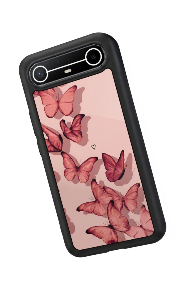 Tecno Spark Slim 5G Uyumlu Kelebek Tasarımlı Glossy Premium Kılıf