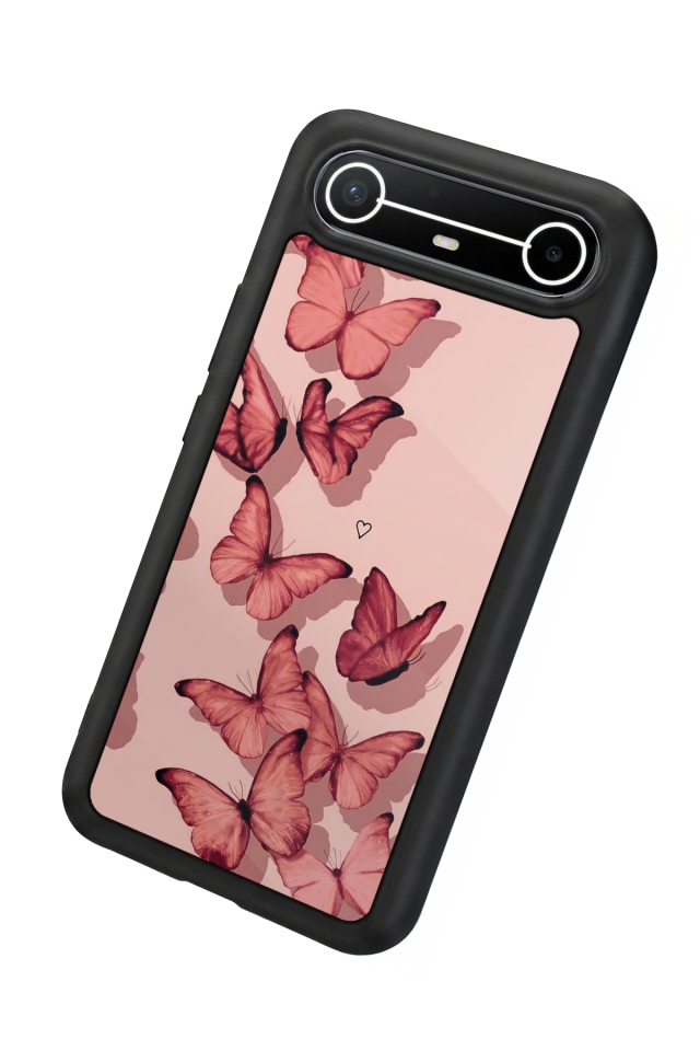 Tecno Spark Slim 5G Uyumlu Kelebek Tasarımlı Glossy Premium Kılıf
