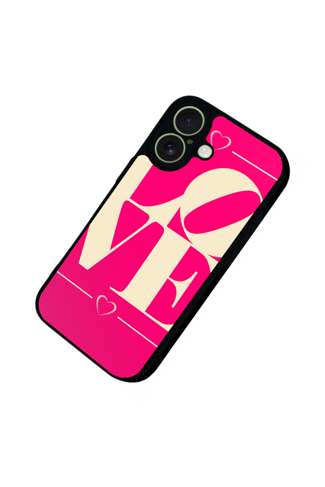 iPhone 17 Uyumlu Love Tasarımlı Glossy Premium Kılıf