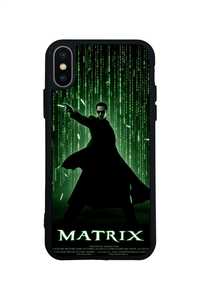 iPhone X/ XS Uyumlu MatriiPhone X/ XS Tasarımlı Glossy Premium Kılıf