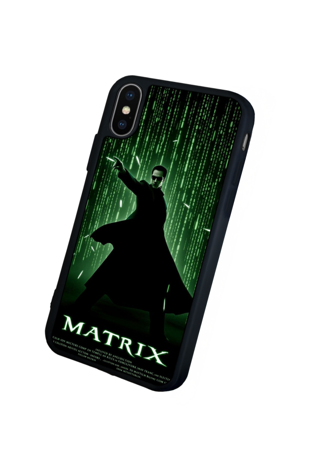 iPhone X/ XS Uyumlu MatriiPhone X/ XS Tasarımlı Glossy Premium Kılıf