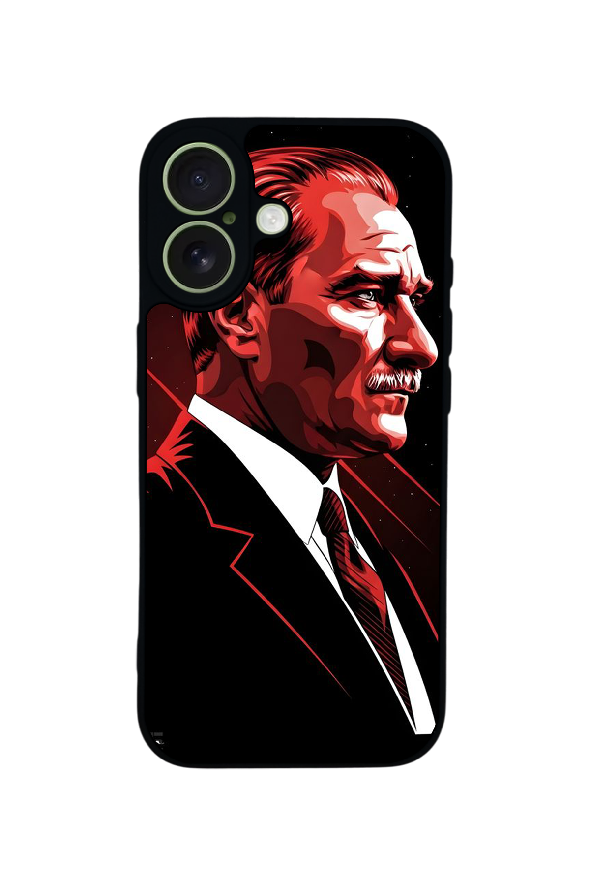 iPhone 17 Uyumlu Mustafa Kemal Ataturk Tasarımlı Glossy Premium Kılıf