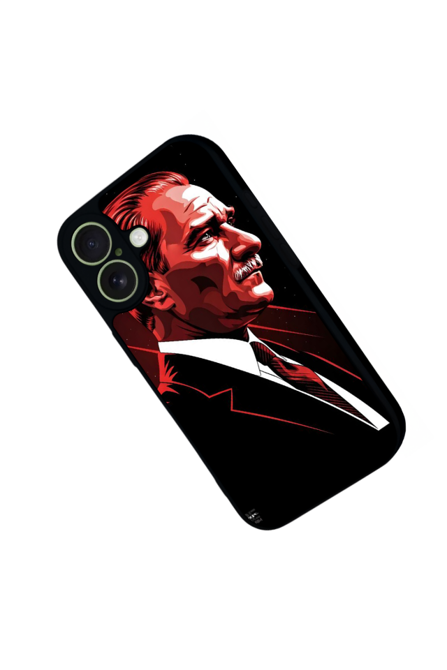 iPhone 17 Uyumlu Mustafa Kemal Ataturk Tasarımlı Glossy Premium Kılıf