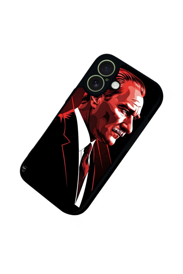 iPhone 17 Uyumlu Mustafa Kemal Ataturk Tasarımlı Glossy Premium Kılıf