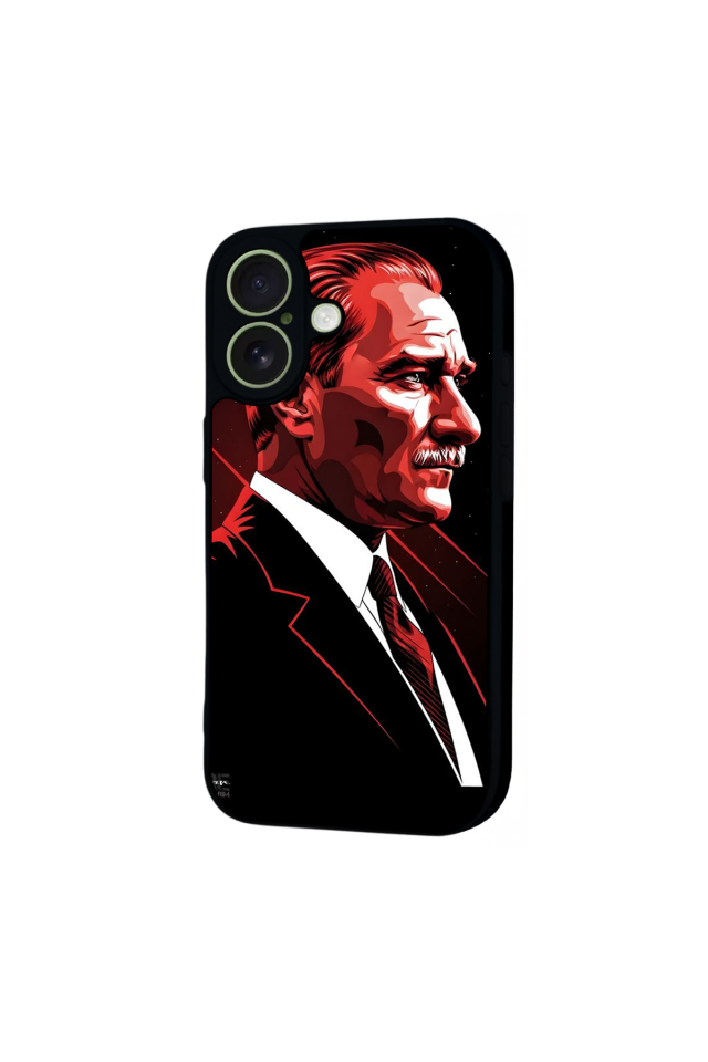 iPhone 17 Uyumlu Mustafa Kemal Ataturk Tasarımlı Glossy Premium Kılıf